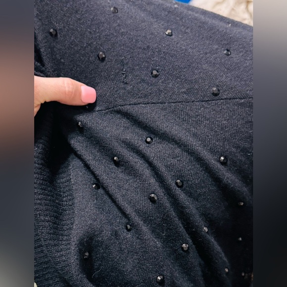 ZADIG & VOLTAIRE Indian Cp Dots Cashmere Cardigan - Picture 9 of 9